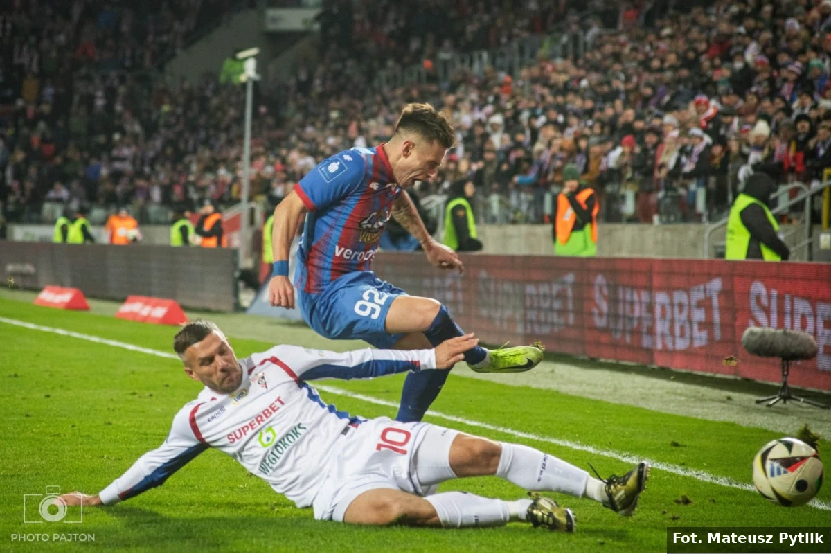 Mróz na boisku ogień na trybunach: Górnik Zabrze – Piast Gliwice