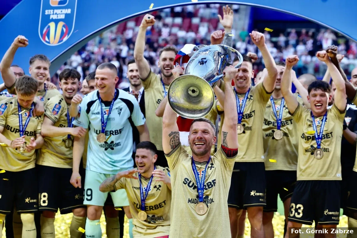 Zwieńczenie godne legendy. Podolski i puchar Górnika